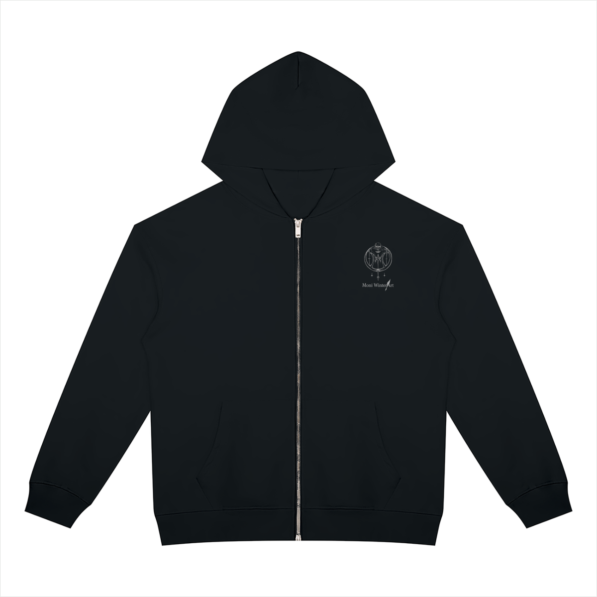 Unisex Heavyweight Full Zip Hoodie Scull Lover