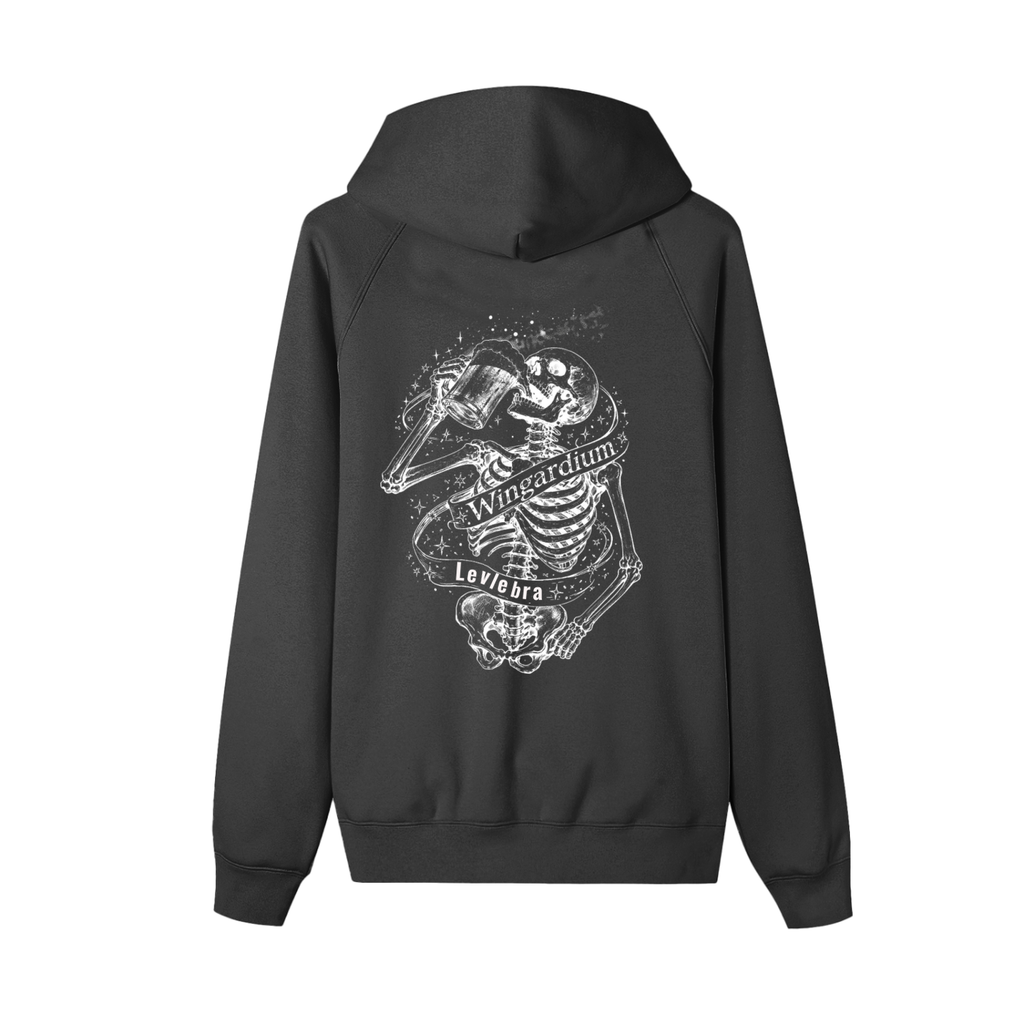 Essential Zip-up Fleece Hoodie Magic Skull
