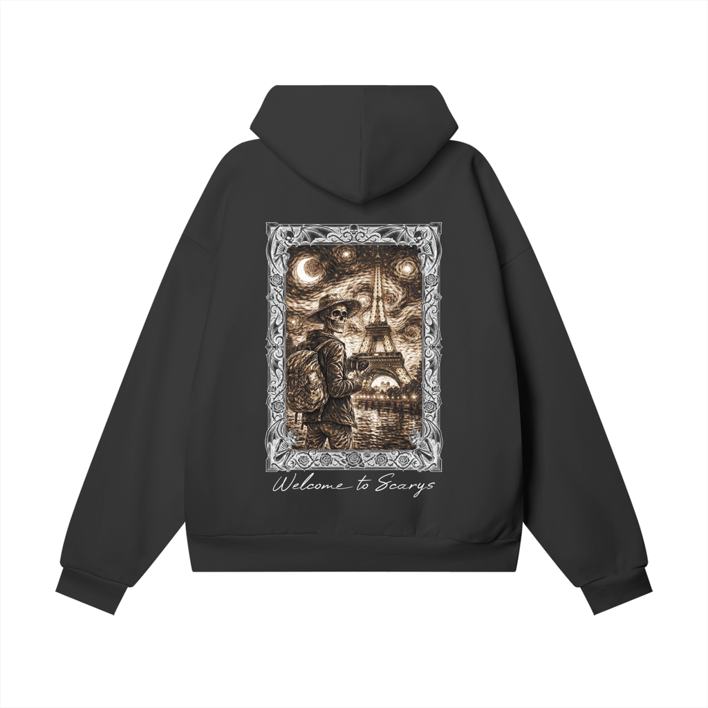 Heavyweight Hidden Pocket Fleece Hoodie Welcome to Scarys