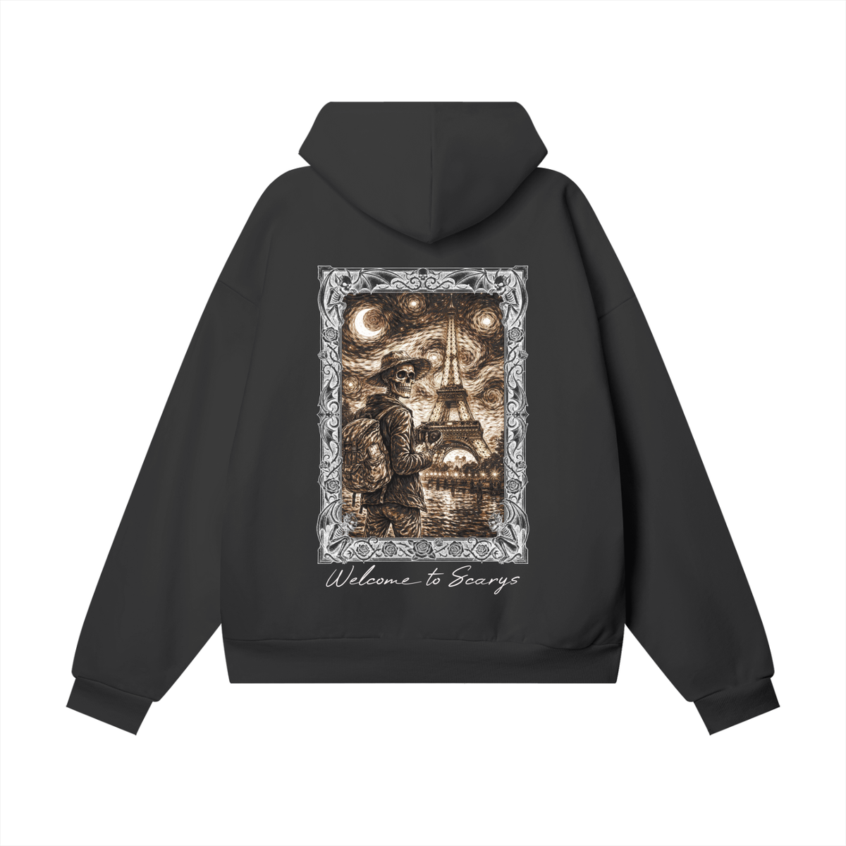 Heavyweight Hidden Pocket Fleece Hoodie Welcome to Scarys