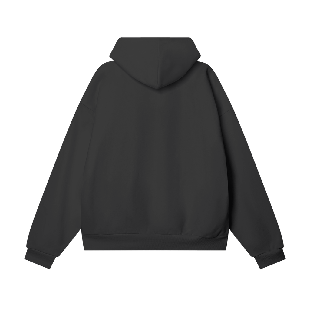 Heavyweight Hidden Pocket Fleece Hoodie Scull Lover