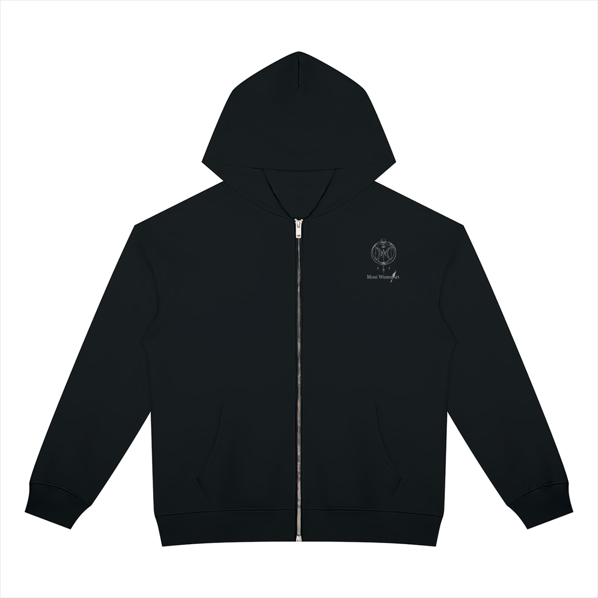 Unisex Heavyweight Full Zip Hoodie Scull Lover